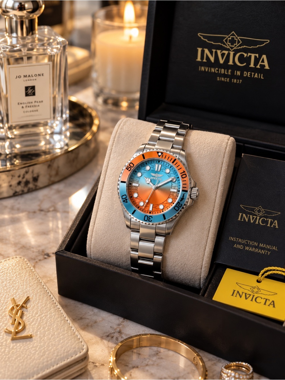 Invicta Pro Diver 50955 Women’s 34mm Gradient Watch NWT